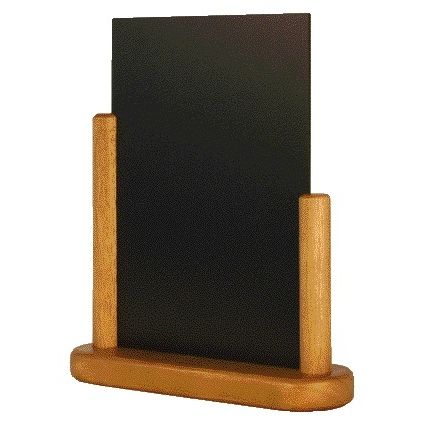 Securit - Tableau noir 170x160x50mm bois de teck