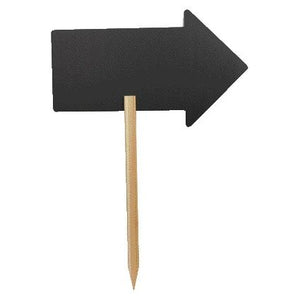 Securit - Flèche ardoise 440x270mm avec épingle en bois