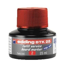 Edding -  Viltstiftinkt  btk25 voor whiteboard rood