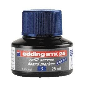 Edding -  Viltstiftinkt  btk25 voor whiteboard blauw