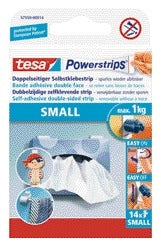 Tesa - Bandes adhésives Powerstrips® SMALL double face 1kg 14 pièces