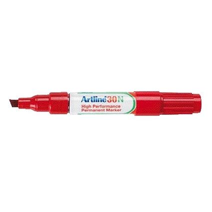 Artline -  Viltstift  30 schuin 2-5mm rood