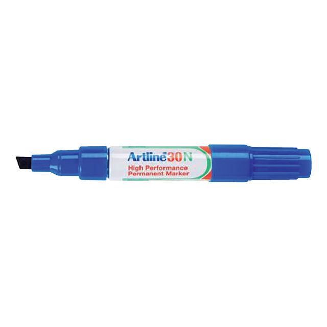 Artline - Viltstift artline 30 schuin 2-5mm blauw | 12 stuks