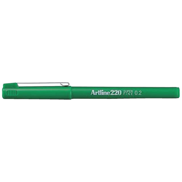 Artline - Fineliner artline 220 rond sf groen | 12 stuks