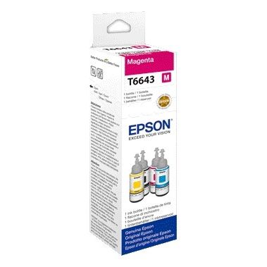 Epson - Recharge encre T6643 rouge