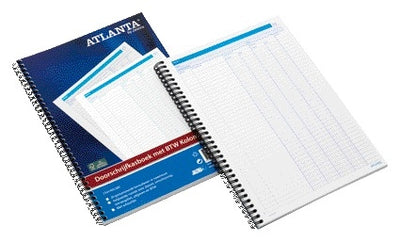 Atlanta - Livre de caisse de transfert Djois avec copie (carbone) A4 4 colonnes d'argent.. | 20 pièces