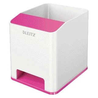 Leitz - Porte-stylo WOW blanc/rose