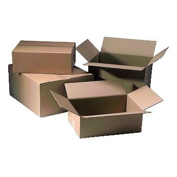 CleverPack - Carton d'expédition simple vague 250x250x250mm marron pack de 25 pièces