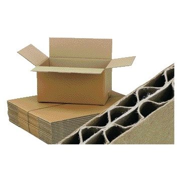 CleverPack - Versandkarton Doppelwellig 486x386x386mm braun Packung à 10 Stück