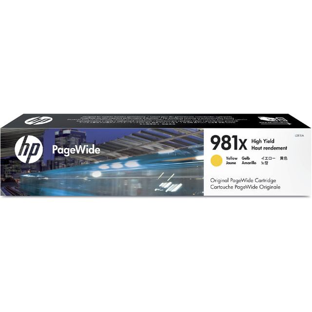 HP - Inkcartridge HP L0R11A 981X Geel