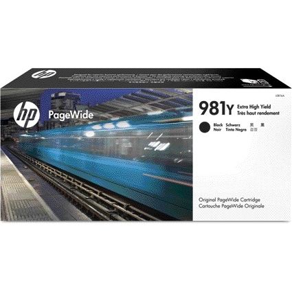 HP - Cartouche d'encre l0r16a 981y noire