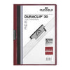 Durable - Dossier à clips Duraclip A4 3mm 30 feuilles d'aubergine | 25 pièces