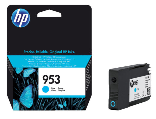 HP - Cartouche d'encre f6u12ae 953 bleue