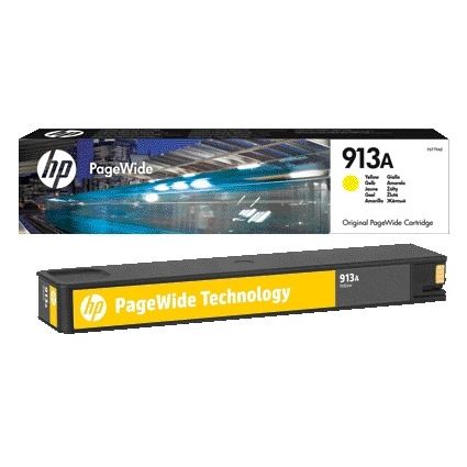 HP - Cartouche d'encre f6t79ae 913a jaune