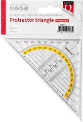 Quantore - Geodreieck 140mm transparent | 20 Stück