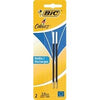 Bic - Recharge stylo bille pour stylo compteur bleu moyen blister de 2 pièces
