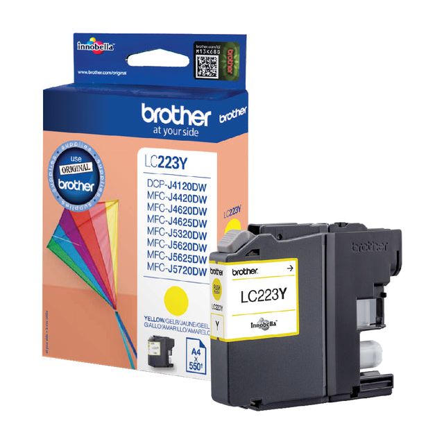 Bruder - Inkcartridge Bruder LC -223y Geel