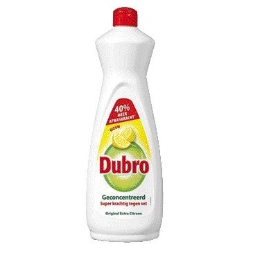 Dubro - Geschirrspülmittel extra Zitrone 900ml | 12 Stück