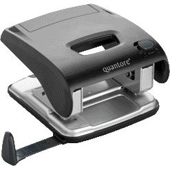 Quantore - Perforatrice luxe 2 trous 20 feuilles noir