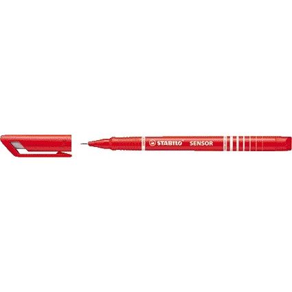 Stabilo - Fineliner Sensor 189/40 fein rot