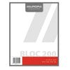 Aurora - Bloc-notes 210x270mm vierge 200 feuilles 45gr | 5 pièces