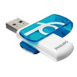 Philips - Clé USB 2.0 Vivid Edition Bleu Océan 16Go