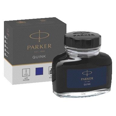 Parker -  Vulpeninkt Quink permanent 57ml blauw