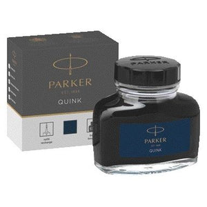 Parker -  Vulpeninkt  quink permanent 57ml blauw/zwart