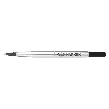 Parker - Tintenrollermine Quink medium schwarz | 12 Stück