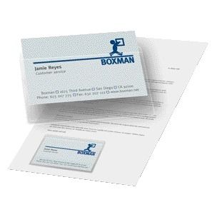 Djois - Pochette pour cartes de visite 95x60mm dessus autocollant ouvert transparent 100 pièces