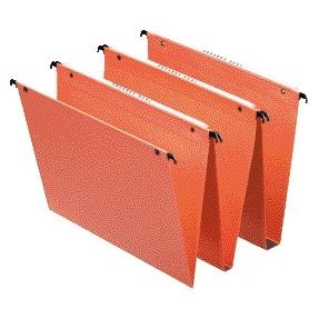 Esselte - Dossier suspendu Orgarex dual vertical 345x245x15mm orange
