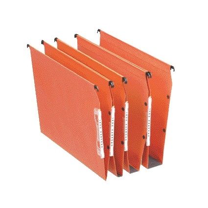 Esselte -  Hangmap Orgarex dual lateraal 345x275x15mm oranje