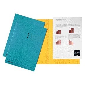 Esselte -  Vouwmap  a4 manilla 180gr blauw