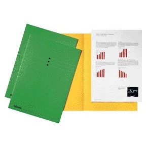 Esselte - Chemise pliante A4 manille 180gr vert