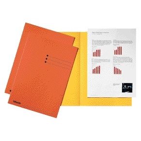 Esselte -  Vouwmap  a4 manilla 180gr oranje