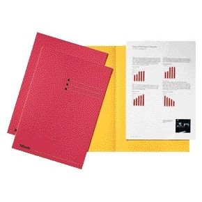 Esselte - Chemise pliante A4 manille 180gr rouge