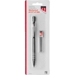 Quantore – Druckbleistift 0,5 mm + Etui mit 12 Bleistiftminen