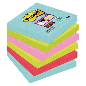 Post-it -  Memoblok  654 super sticky 76x76mm cosmic