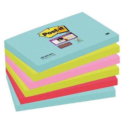 Post-it -  Memoblok  655 super sticky 76x127mm cosmic