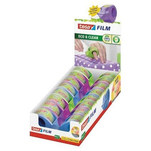 Tesa -  Plakbandhouder film mini eco clear 10m x 19mm