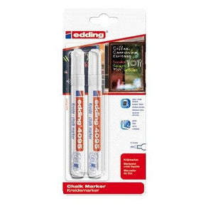 Edding -  Krijtstift  4095 rond 2-3mm wit | 10 stuks