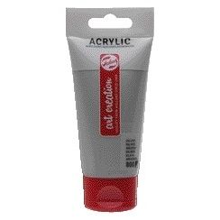 Talens Art Creation - Peinture acrylique Art Creation 800 argent tube de 75ml | 3 pièces