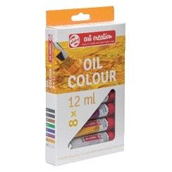 Talens Art Creation - Peinture à l'huile Art Creation blister assorti de 8 pièces