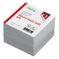 Quantore – Loseblatt-Notizblätter 90 x 90 x 90 mm, 900 Blatt