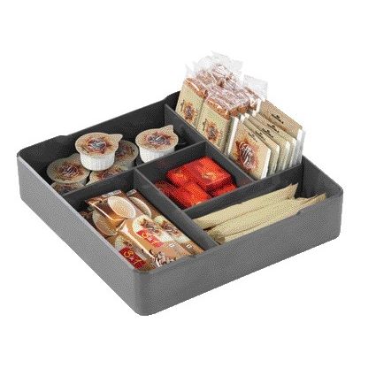 Durable -  Coffee Point Case 3386-58 antraciet | 6 stuks