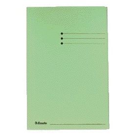 Esselte - Dossier folio 3 rabats manille 275gr vert | 50 pièces