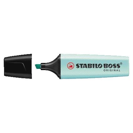 Stabilo -  BOSS ORIGINAL tel, markeerstift, vleugje turquoise, per stuk