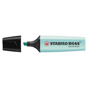 Stabilo -  BOSS ORIGINAL tel, markeerstift, vleugje turquoise, per stuk