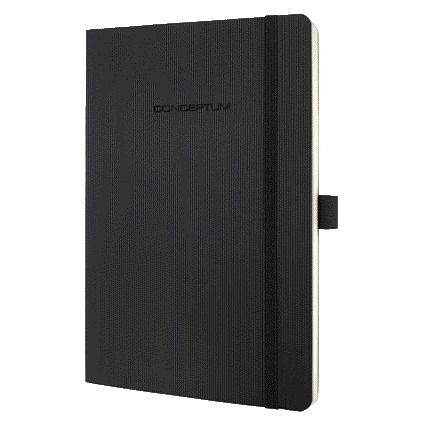 Sigel -  Notitieboek  conceptum a5 lijn zwart