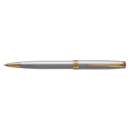 Parker - Stylo à bille moyen Sonnet GT en acier inoxydable